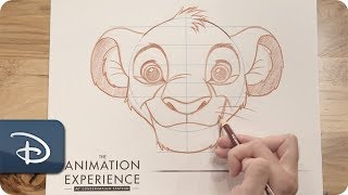 HowTo Draw Simba From ‘The Lion King’ [upl. by Ecinom]