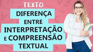 INTERPRETAÇÃO E COMPREENSÃO DE TEXTOS  Aula 14  Profa Pamba  Texto [upl. by Oirramed]