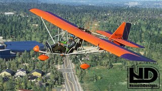 Return of the Ultralight  Nemeth Designs Aerolite 103 Review  MSFS 2020 [upl. by Strohl418]