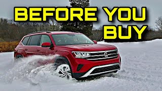 Heres How The VW Atlas Beats Other Midsize SUVs  2021 Atlas SE w Technology 4Motion Review [upl. by Naamana]