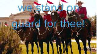 Canadian National AnthemO Canada with lyrics [upl. by Netsrijk23]