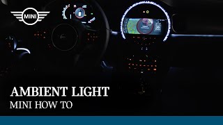 MINI Ambient Light  MINI HowTo [upl. by Highams]