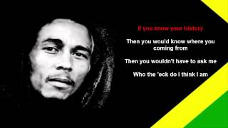 Bob Marley  Buffalo Soldier LYRICS [upl. by Ahsenev874]