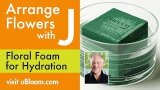 How to use Flower Foam for creating Flower Arrangements [upl. by Blockus]