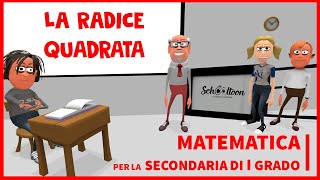 La radice quadrata  Algebra  Secondaria di Primo Grado [upl. by Atteuqahc945]