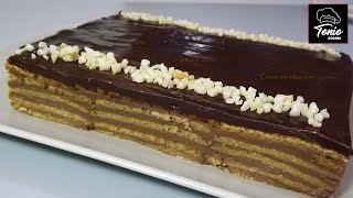 TARTA de la ABUELA de CHOCOLATE  Receta fácil 217 [upl. by Nifares]