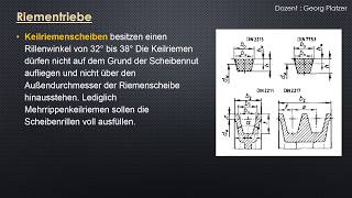 Mechanik1 Riementriebe [upl. by Lenka]