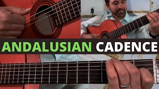 How to Play the Andalusian Cadence  Flamenco Guitar Tutorial  Rumba Flamenca  Guitarra Flamenca [upl. by Happy350]