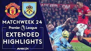 Manchester United v Burnley  PREMIER LEAGUE HIGHLIGHTS  1222020  NBC Sports [upl. by Aciretehs]