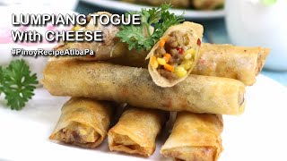 Lumpiang Togue with Cheese Recipe [upl. by Anayhd]