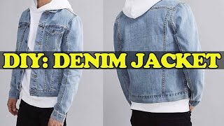 DIY Denim Jacket from Scratch [upl. by Jollenta]