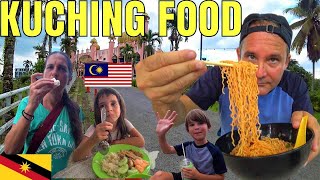 Little Food Tour Kuching Sarawak 🇲🇾 [upl. by Lilah]