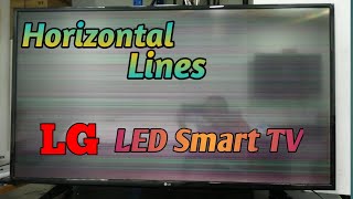 How to Fix Horizontal Lines on the Screen LG LED Smart TV Tagalog [upl. by Anrat]