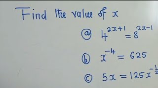 Equations involving Indices [upl. by Alak]