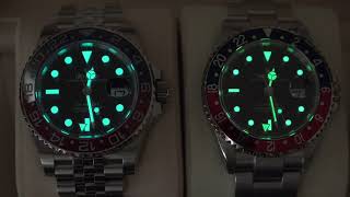 4K Review Rolex GMT Master II 126710 vs 16710 BLRO [upl. by Harragan703]