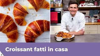 CROISSANT SFOGLIATI FATTI IN CASA  di Paolo Griffa [upl. by Hanselka]