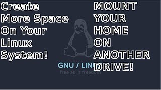 MOVE YOUR HOME DIRECTORY TO A DIFFERENT DRIVE IN LINUX [upl. by Bremer]