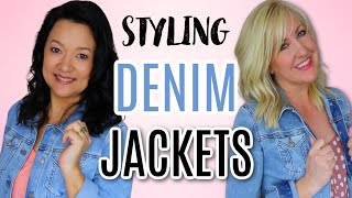 HOW TO WEAR DENIM JACKETS  More Than 30 Outfit Ideas [upl. by Arielle356]