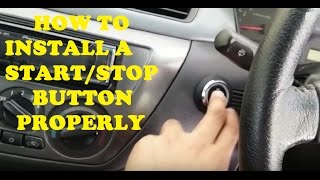 The Right Way To Install a StartStop Button [upl. by Oswald582]