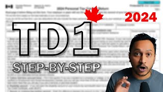 HOW TO Fill a TD1 Form  Canada [upl. by Trinity]