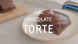 Vegan Chocolate Torte  Deliciously Ella [upl. by Wilterdink815]