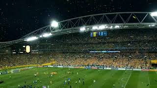 80000 Aussie soccer fans sing Down Under [upl. by Shwalb]