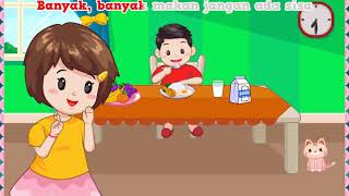 Sebelum kita makan  Lagu Anak Indonesia [upl. by Yelyab]