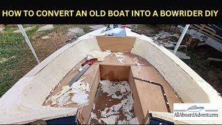 Boat conversion into Bowrider [upl. by Sausa889]