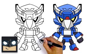 How To Draw Mecha Crow  Brawl Stars [upl. by Rosenstein160]