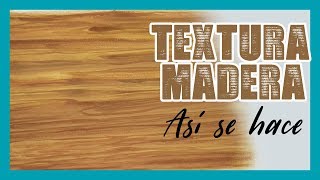 Como Pintar Textura De Madera Muy Fácil  IDEAS EN ACRÍLICO [upl. by Juley]