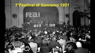 Sanremo 1951  Tutte le Canzoni [upl. by Melesa]