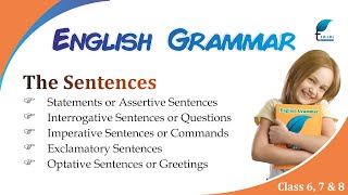 English Grammar for Class 6 7 8 Chapter the Sentence [upl. by Aesoh]