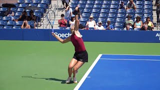 Maria Sharapova Serve Slow Motion  WTA Tennis Serve Technique [upl. by Adelric]