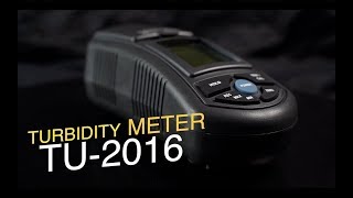 Lutron product TU2016 TURBIDITY METER Test Municipal Water Features [upl. by Iormina]