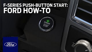 PushButton Start FSeries Diesel  Ford HowTo  Ford [upl. by Judith]