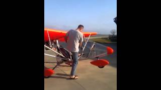 Easy Entry into an Aerolite 103 Ultralight [upl. by Nniuqal]