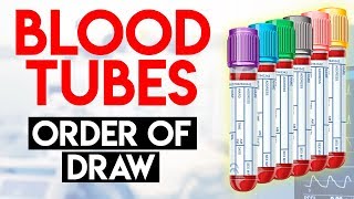 Order of Draw and Additives  Blood Collection [upl. by Roos]