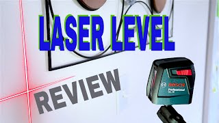 BOSCH CROSS LINE LASER LEVEL THE GLL 30S [upl. by Enilorac509]