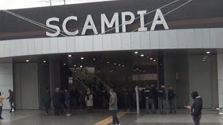 Scampia ecco la nuova stazione della metropolitana [upl. by Aronas]