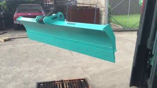 Tiger Excavator Grader Blade [upl. by Poole]