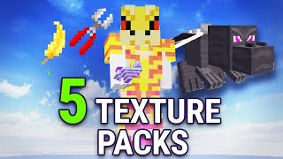 5 BEST Skyblock Texturepacks  Custom Pack Hypixel Skyblock [upl. by Lew]