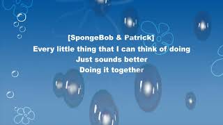 BFF Lyric Video  SpongeBob SquarePants Musical [upl. by Wawro141]