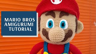 Mario Bros Amigurumi  Tutorial [upl. by Lantz]