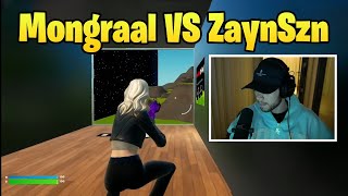 Mongraal VS ZaynSzn 1v1 TOXIC Fights [upl. by Eedyaj]