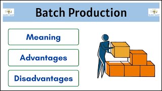 4 What is Batch Production  Meaning  Characteristics  Example  Advantages  Disadvantages [upl. by Elirpa763]