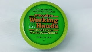 OKeeffes Working Hands Cream Review [upl. by Wrdna]