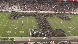 The Best Texas Aggie Band Halftime Ever  New Mexico Game at Kyle Field  111117 [upl. by Ahseinaj]