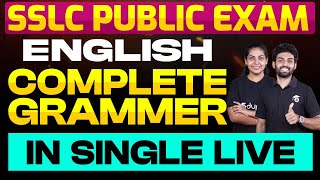 SSLC Public Exam English  Complete Grammar in Single Live  Eduport [upl. by Sherm]