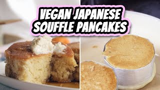 Vegan Japanese Souffle Pancakes Recipe  Marys Test Kitchen [upl. by Sato354]