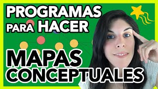 PROGRAMAS para hacer MAPAS CONCEPTUALES [upl. by Rammaj]